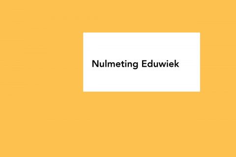 Afbeelding bij Nulmeting Eduwiek