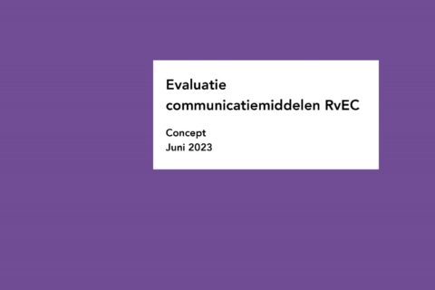 Afbeelding bij Evaluatie communicatiemiddelen RvEC